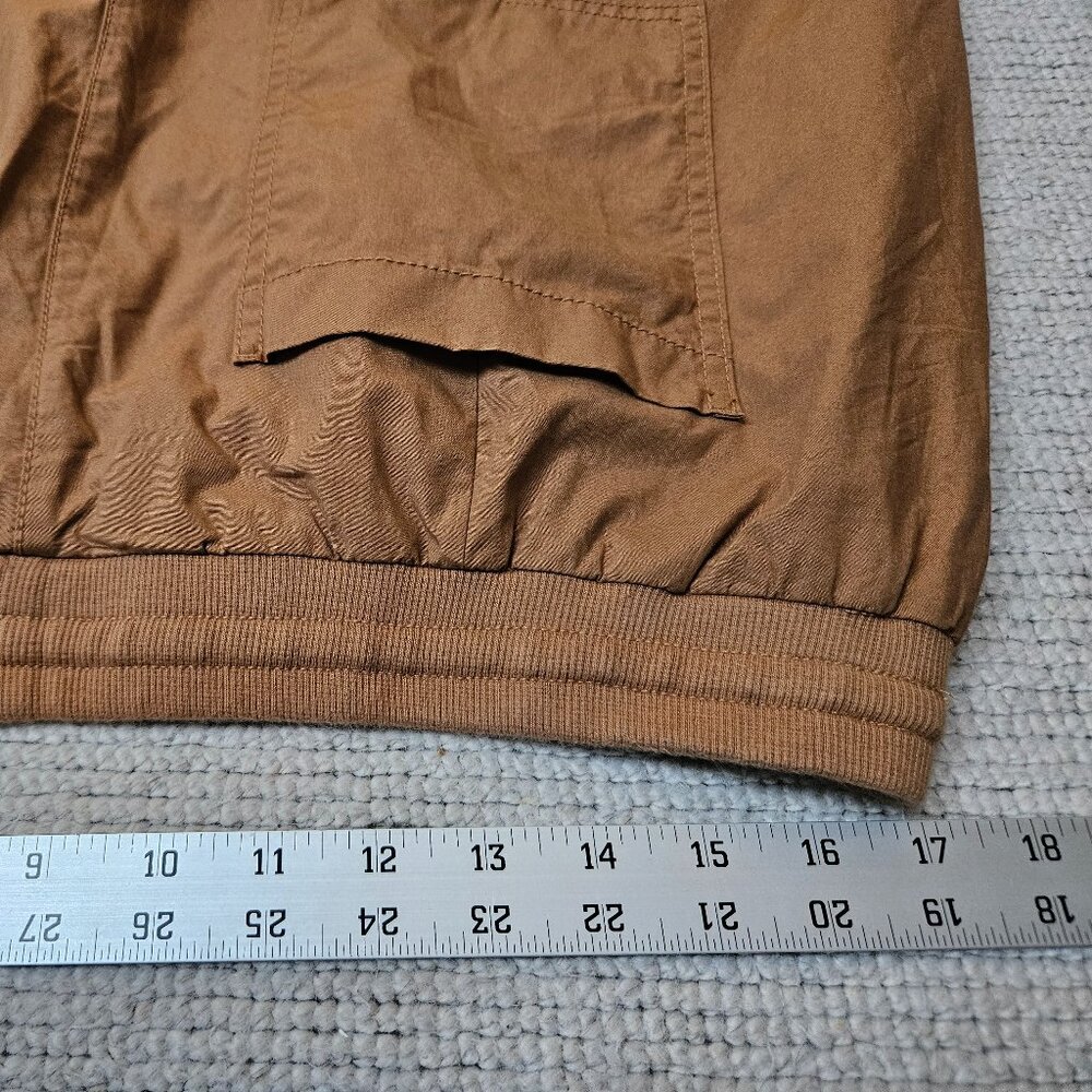 pact Organic Stretch Poplin Jogger Pants XL Brown Sugar Casual Pull-On Stretch - Picture 6 of 9